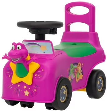 Barney Foot to Floor Kids Ride on Car