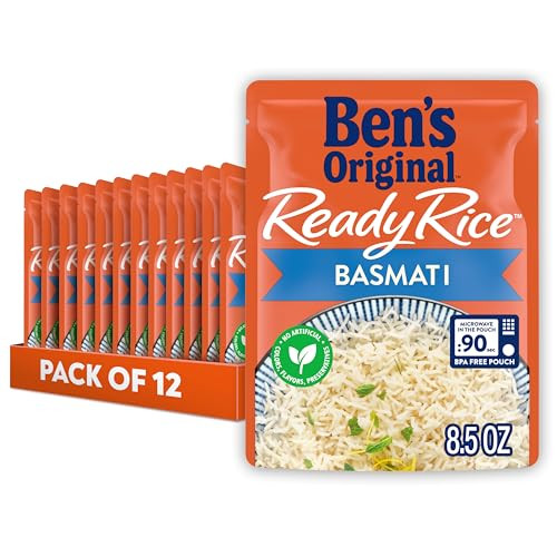 12-Pack 8.5-Oz BEN'S ORIGINAL Ready Rice (Basmati)