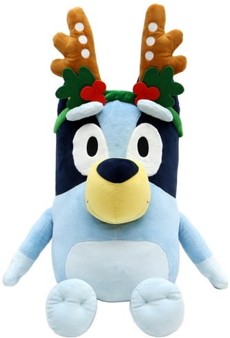 Bluey 24" Jumbo Holiday Plush with Antlers