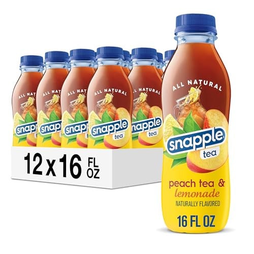 Snapple Tea Peach & Lemonade 24-Pack 16-Oz