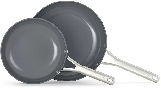 2-Piece Calphalon Ceramic Nonstick Frying Pan Set (8" & 10") Deal