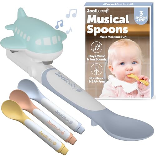 Jool Baby Musical Baby Feeding Spoons 3-Count Deal