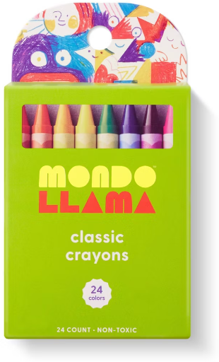 Mondo Llama 24 Count Crayons Classic Colors Deal