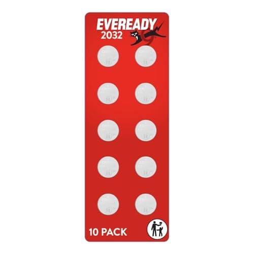 Eveready 2032 3V Lithium Coin Batteries 10-Pack