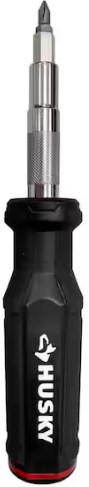 Husky 11-in-1 Multi-Bit Screwdriver/Nut Driver