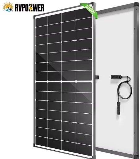 RVPOZWER 300W N-Type Monocrystalline Solar Panel Deal