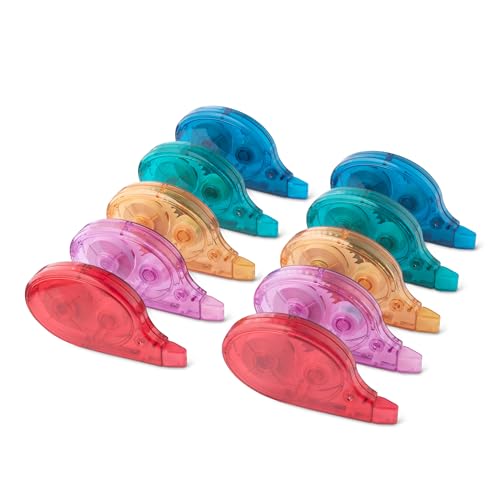 Amazon Basics White Out Correction Tape Dispenser 10-Pack Deal