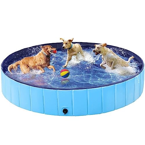 Yaheetech 63"x 12" Large Foldable Dog Pool Deal