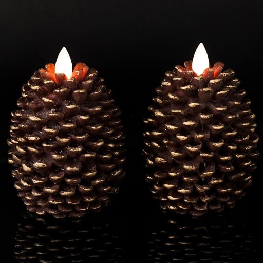 Wondise Flameless Candles with Timer 2-Pack