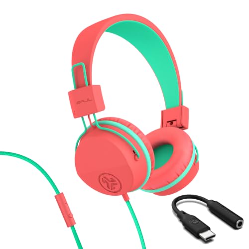 JLab JBuddies Studio Kids Wired Headphones w/ USB-C Adapter Deal