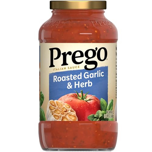 Prego Pasta Sauce with Roasted Garlic & Herbs 24 Ounce Jar
