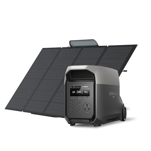EF ECOFLOW Delta 3 Ultra Portable Power Station 3072Wh LiFePO4 Battery with 400W Solar Panel Deal