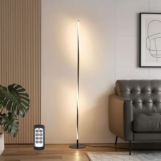 Wrought Studio 57" Dimmable LED Corner Floor Lamp w/ 7 Color Temperatures Deal