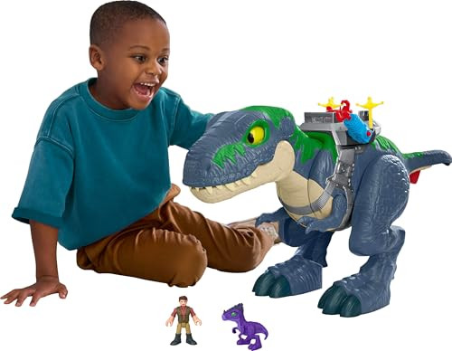 18" Fisher-Price Imaginext Jurassic World Rebirth Ultimate Action Chomp T-Rex