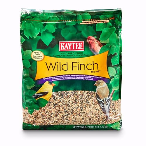 Kaytee Wild Finch Bird Food 5-Pound Stand Up Bag