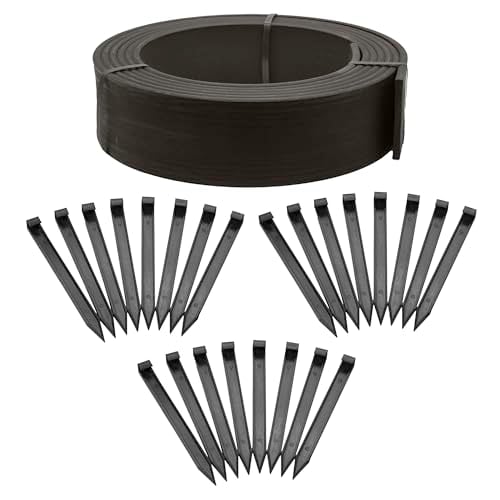 EasyFlex 4-Inch Composite Landscape Edging Kit, 40-Foot, Black Deal