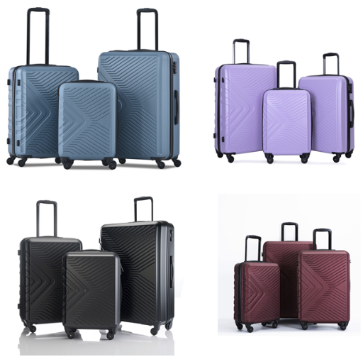 Travelhouse Hardshell Lightweight Luggage Set 3-Piece (Many Colors)
