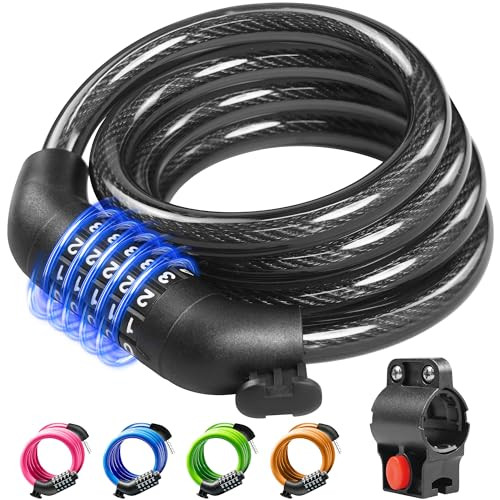 12mm Bike Lock Cable with Combination