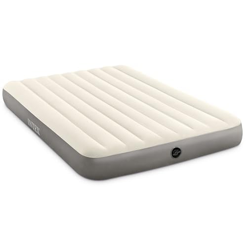 Intex Dura-Beam Standard Single-High Air Mattress: Fiber-Tech - Queen Size - 10in Bed Height Deal