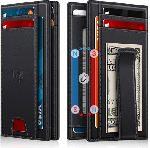 Gtwup Minimalist RFID Blocking Leather Wallet (up to 14 cards)