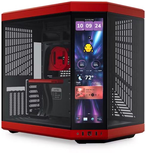 HYTE Y70 Touch Infinite Modern Aesthetic TG Mid-Tower ATX Case with Touchscreen