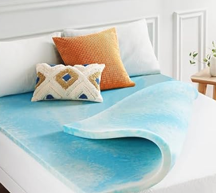 Best Price Mattress Aerobreeze Foam Mattress Topper, 2 Inch, Queen