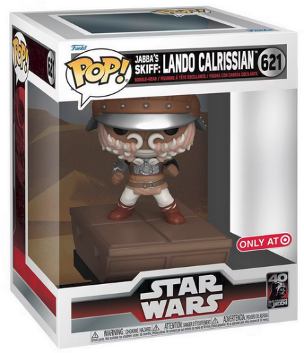 Funko POP! Target Exclusive Deluxe: Jabba's Skiff Lando Calrissian Bobble Head