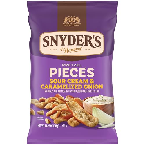 Snyder's of Hanover Sour Cream & Caramelized Onion Pretzels 11.25 Oz Bag Deal