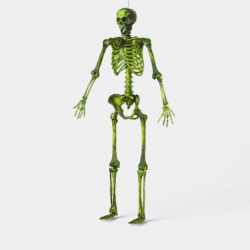 60" Pose-N-Stay Large Poseable Skeleton Halloween Decorative Prop by Hyde and EEK! Boutique