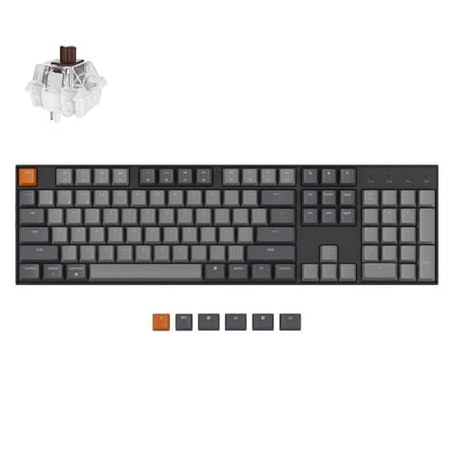 Keychron K10 Full Size 104 Keys Bluetooth Wireless Mechanical Gaming Keyboard