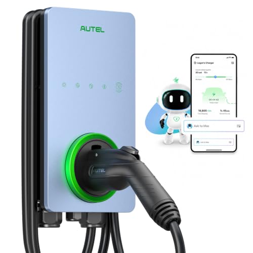 Autel Home EV Charger 50A J1772 Level 2 Hardwired, 25ft Cable