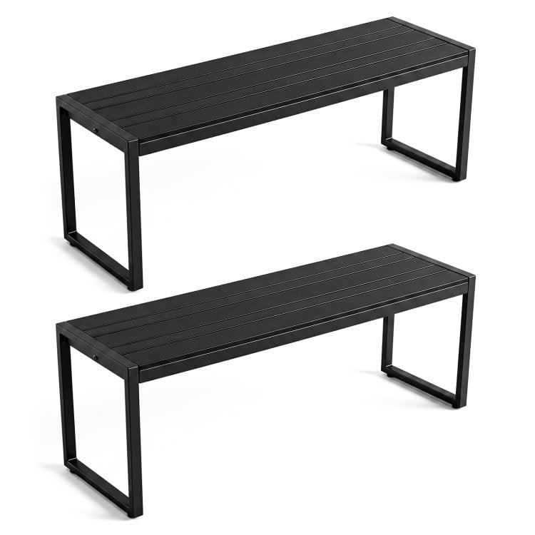 Costway 48" Outdoor Benches 2-Pack