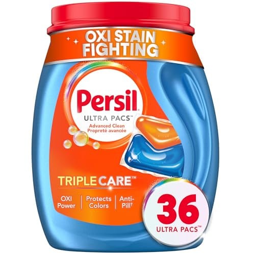 Persil Ultra Pacs Advanced Clean Oxi+Odor Power Laundry Detergent 36 Count