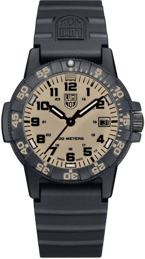Luminox Men's Sea Turtle Sand Dial Black Rubber Strap Watch Deal