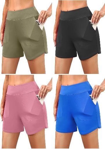 Women's 6" Athletic Shorts with Pockets Deal