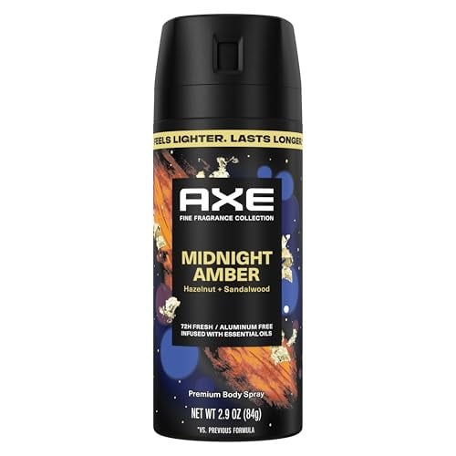 (Prime Deal) AXE Fine Fragrance Collection Body Spray Midnight Amber Deal