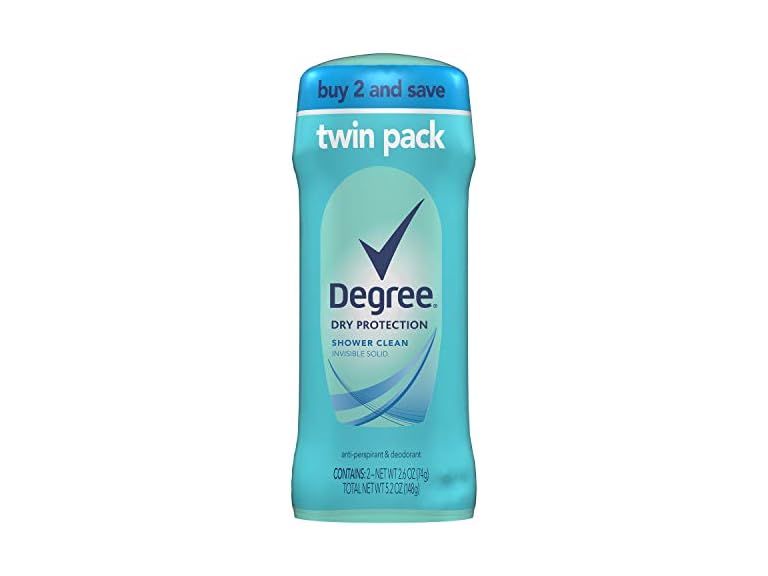 Degree Shower Clean 24-Hour Dry Protection Antiperspirant Deodorant for Women, 2.6 oz 2-Pack Deal