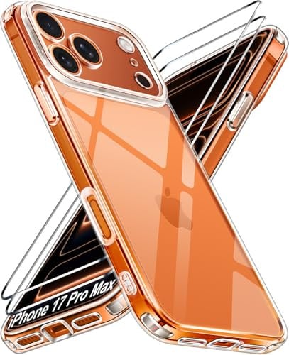 (Prime Deal) ivoler iPhone 17/Air/Pro/Pro Max Clear Case w/ 2-Pack Screen Protectors Deal