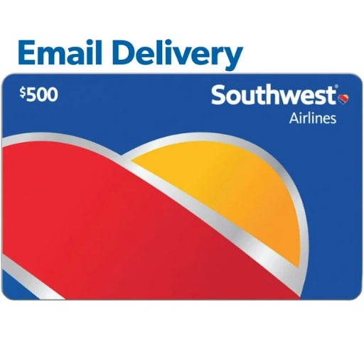 $500 Southwest Airlines Gift Card (Email Delivery)