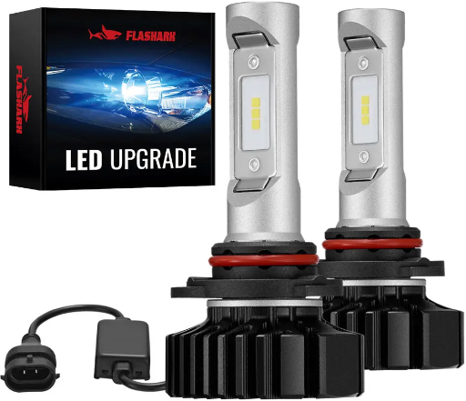 White LED Headlight Bulbs 2Pcs