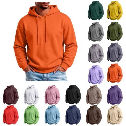Men Pullover Long Sleeve Athletic Sweatshirt Deal
