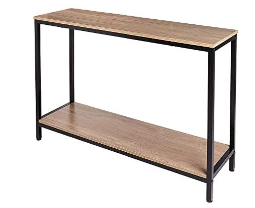 AZL1 Life Concept 47" Console Entryway Table Light Oak