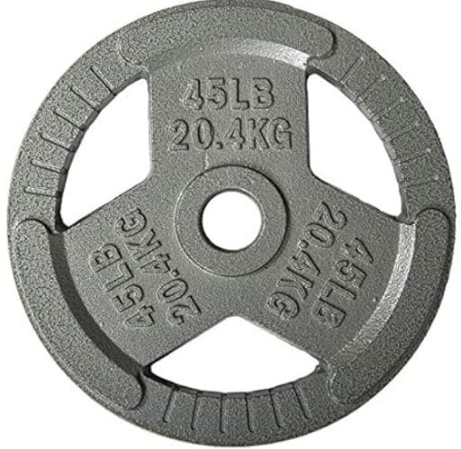 Fitvids Cast Iron Plate Weight Plate 45-lb Deal