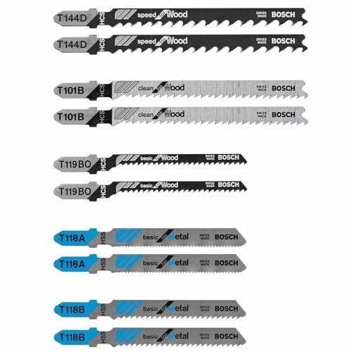 Bosch T5002A 10 pc. T-Shank Jig Saw Blade Set for Wood and Metal Deal