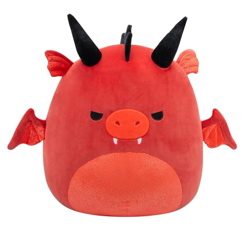 Squishmallows Original 20-Inch Salami Red Dragon Jumbo Plush