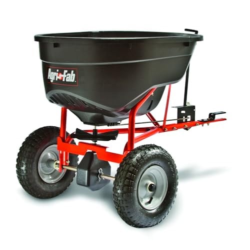 Agri-Fab 130-Lb Pull Behind Broadcast Spreader w/ 12-Ft Spread Width Deal