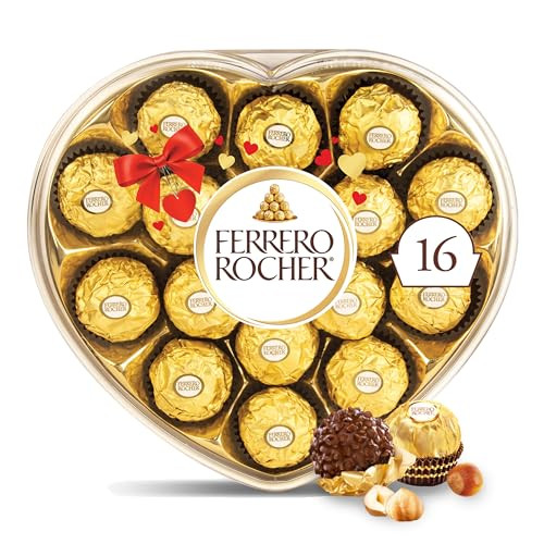 Ferrero Rocher Gourmet Chocolate (Hazelnut, 16 Count)