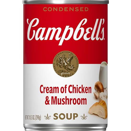 Campbell's Condensed Soup 10.5-Oz (Cream of Chicken & Mushroom)