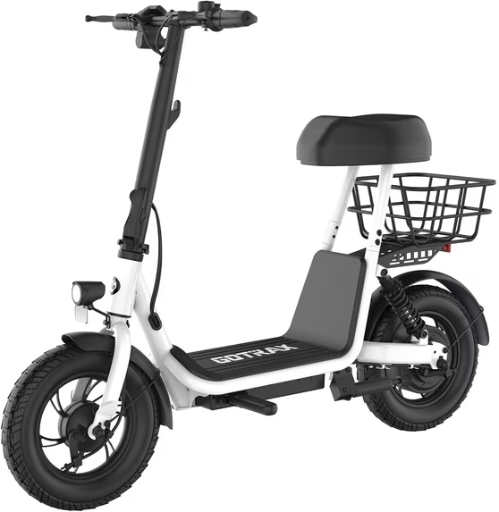 Gotrax A5 Electric Scooter with Seat, 400W, 15.5 Mph, 12" Pneumatic Tires