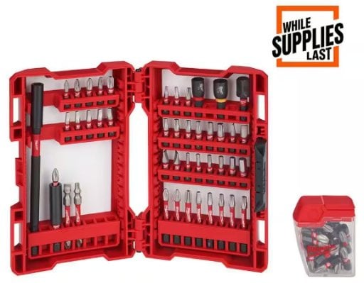 Milwaukee SHOCKWAVE Impact Duty Alloy Steel Screw Driver Bit Set (70-Piece) Deal